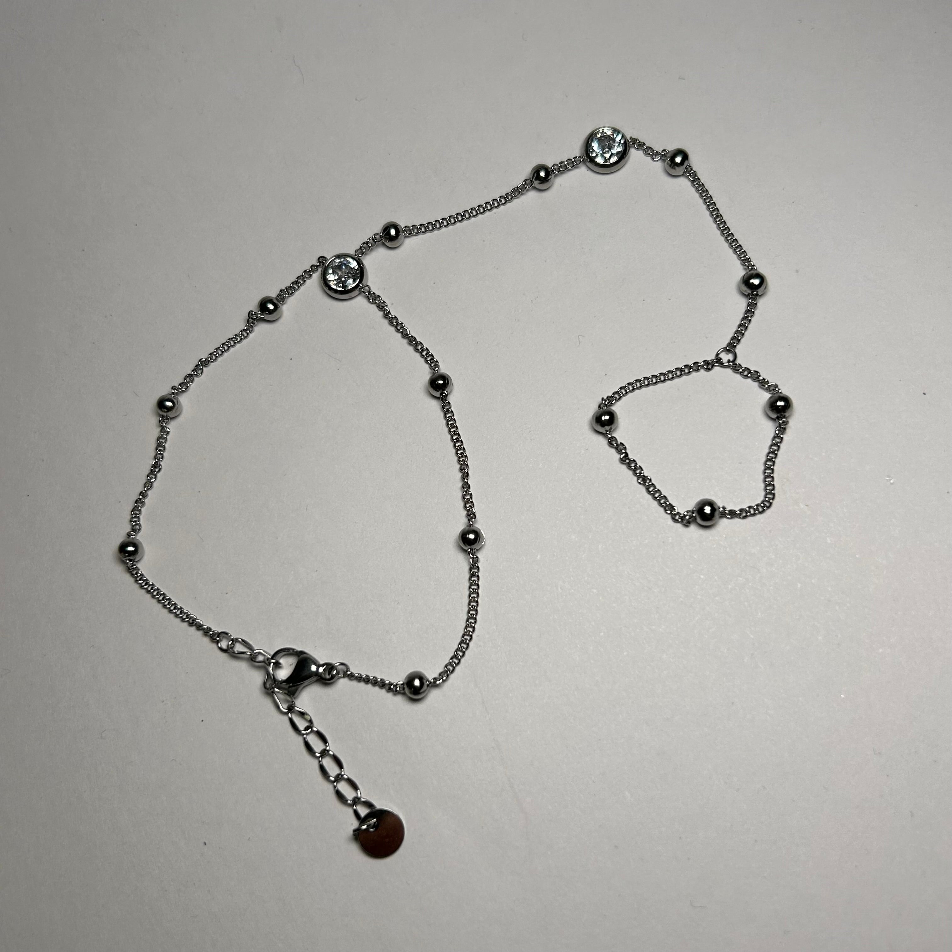 טבעת שרשרת מון כסף