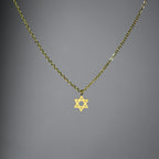 שרשרת מגן דוד זהב