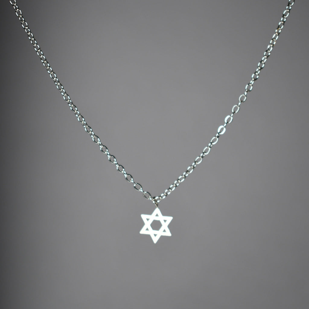 שרשרת מגן דוד כסף