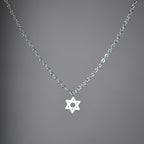 שרשרת מגן דוד כסף